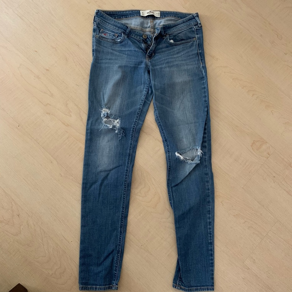 Hollister ripped jeans